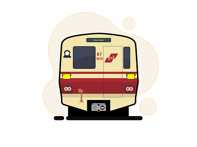 Kolkata Metro design flat illustration kolkata kolkata metro metro vector