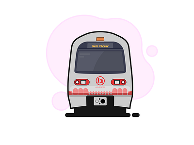 Jaipur Metro design flat illustration jaipur jaipur metro metro vector