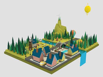 Low Poly City