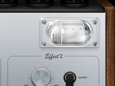 76 Synthesizer - Titanium app glow ipad iphone knob silver slider texture