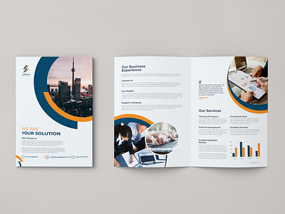 Bifold Brochure Mockups