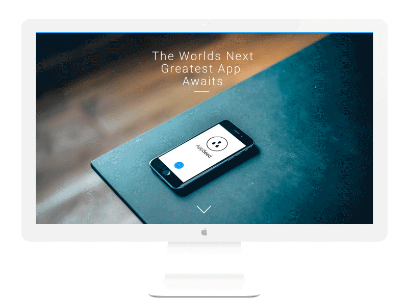 AppSeed Animation animation app flat iphone material one page scroll ui ux web wireframe