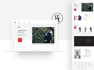 Homepage Refresh brand branding fashion homepage menswear rebrand refresh ui ux website