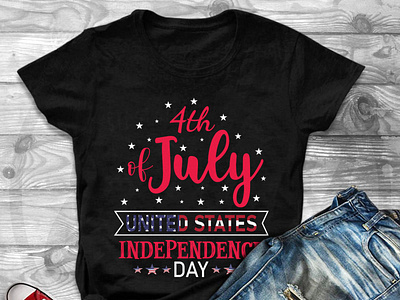 united states  independence day t shirt design