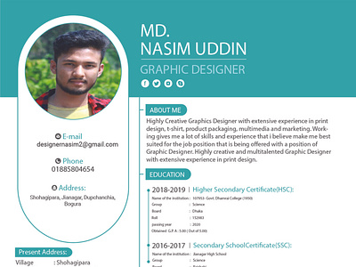 i will do creative cv/resume design