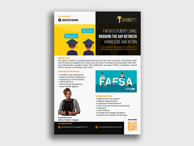 Education Flyer Design brand identity branding business flyer design education flyer flyer flyer design graphic graphic design