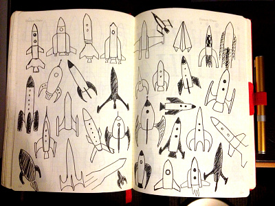 Rockets rocket sketch