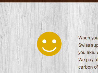 Smile icon illustration smile wood