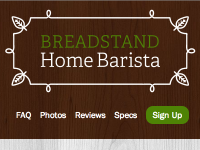 Breadstand Home Barista