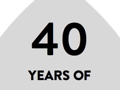 40 years of