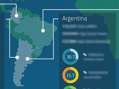 Country Infographic infographic vector worldmap