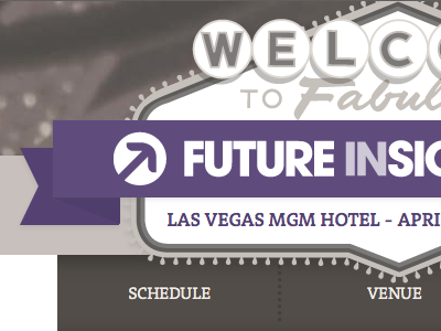 Future Insights Live header header navigation vegas website