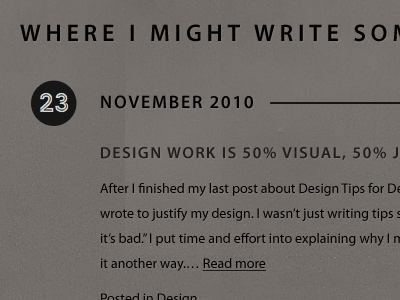 Blog feed blog continuo myriad pro text texture