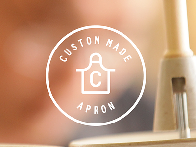 Custom Made Apron apron custom logo stamp
