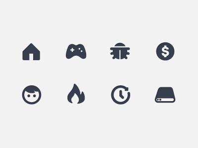 Game Analytics Icons