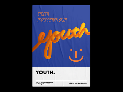 Poster Challenge Day 4 - Youth abstract adobe adobe photoshop art artwork challenge clean creative design designer empowerment graphic design graphic designer minimal portfolio poster poster a day poster art poster design youth