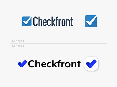 Checkfront Logo Redesign - Branding, Visual Design abstract adobe illustrator adobe photoshop art branding clean concept graphic design logo logo design logodesign minimal