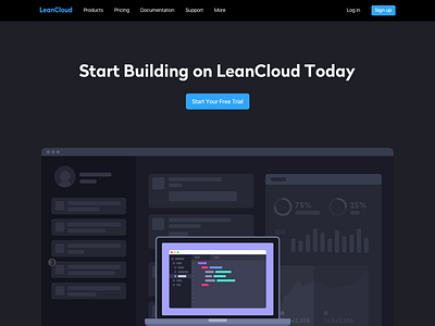 LeanCloud Landing Page