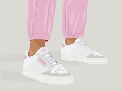 Adidas Sneakers Illustration