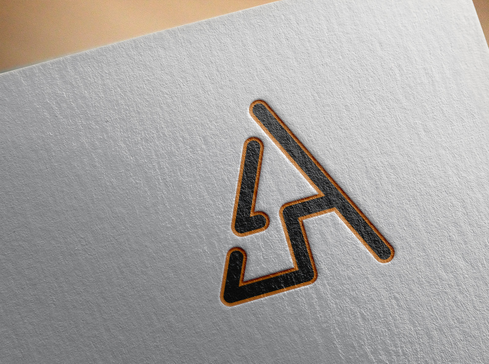 A logo mockup by Danish Maulana on Dribbble