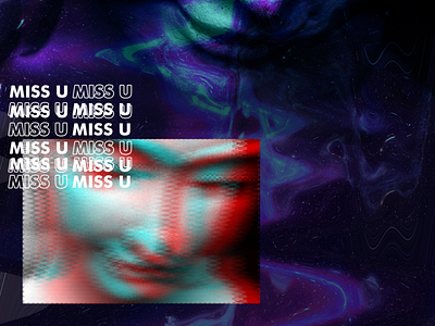 Poster Miss u branding design photoshop poster poster art poster design