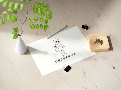 Cerberus Logo design branding logo animal logo branding logo design logo mark logos minimalist logo