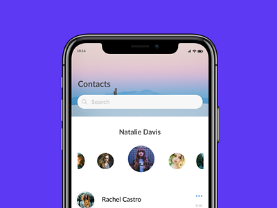 Contact App Concept
