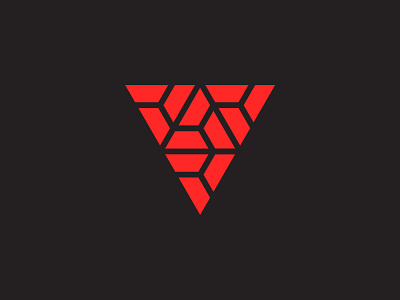 Geo Triangle design geometic logo logomark mark optical pattern symbol triangle v