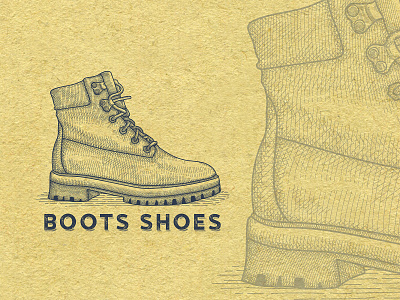 Boots Shoes boots logo brand design graphicdesign illustration logo logovintage shoes