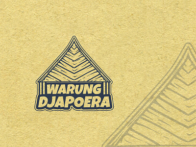Waroeng Japoera brand branding design graphicdesign hand house icon illustration logo ux vector warung