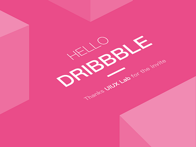 Hello Dribbble! first shot