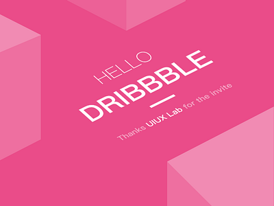 Hello Dribbble!