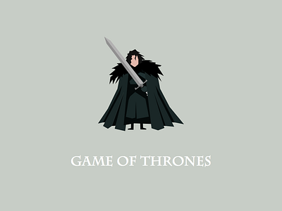 Jon Snow Illustration game of thrones illustration jon snow