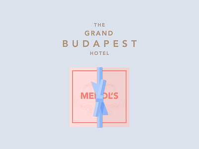 Mendl's box cake illustration mendls the grand budapest hotel