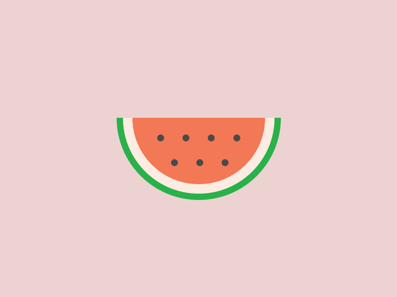 Watermelon by Angela Wan on Dribbble