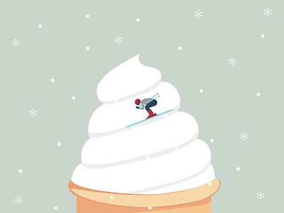 Foodie Weather · Snowing foodie ice cream play with food skiing snow weather