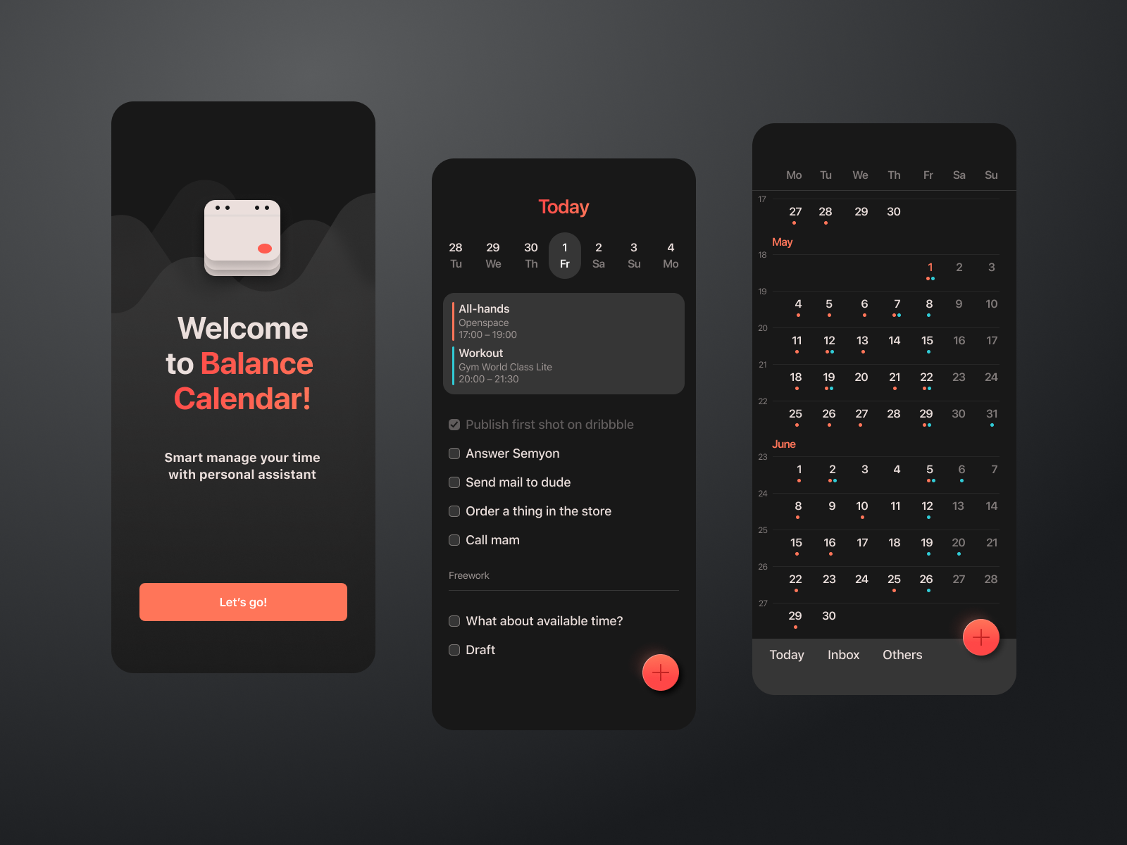 Calendar App By Andrey Axelrod On Dribbble