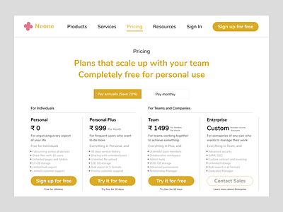 Pricing Plans - Daily Challenge #014 color daily challenge daily ui challenge pricing page pricing plan pricing plans typography web design
