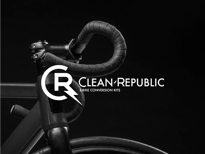 Clean Republic Logo #2 branding e bike geometry logo logo design typography