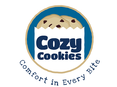 Cozy Cookies logo illustration logo