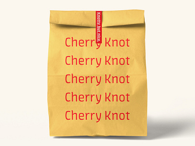 Cherry Knot Bag