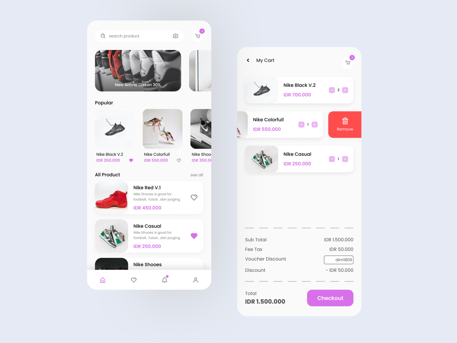 Nike Store by Dimas Addriansyah Pamungkas on Dribbble