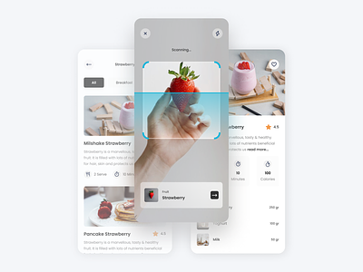 Scanning Fruit To Recipe Mobile App