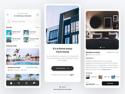 Booking Hotel Mobile App apart apartment app bokingapp book booking building design dream hotel hotelapp indonesia mobile mobileapp modern staycation travel