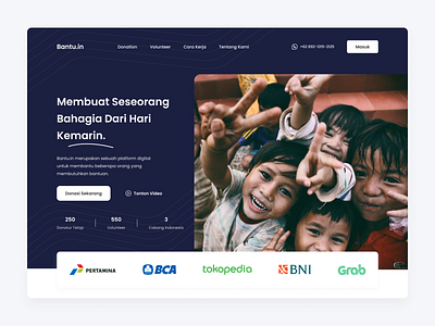 Bantu.in - Charity Landing Page