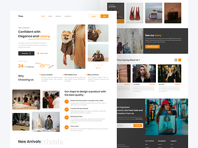 Tivox - Fashion Industry Landing Page