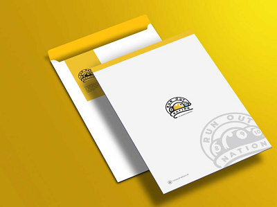Envelope Concept Design for Run Out Nation branding conceptual design envelope graphic design