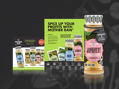 Mother Raw design food green packaging packaging design packaging mockup retail