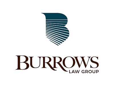 Burrows (logo design) branding firm iconography law