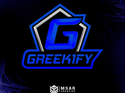 Letter G Gaming Logo By Msar Creative On Dribbble